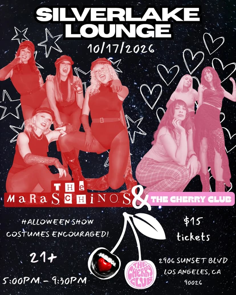 THE MARASCHINOS x THE CHERRY CLUB